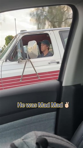 Funny how people act different once they are being recorded. Prior to this video being taken he yelled and flipped me off because he was so offended by my back window sign.