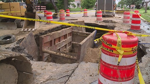 Part of Locust Street in Davenport closed through July