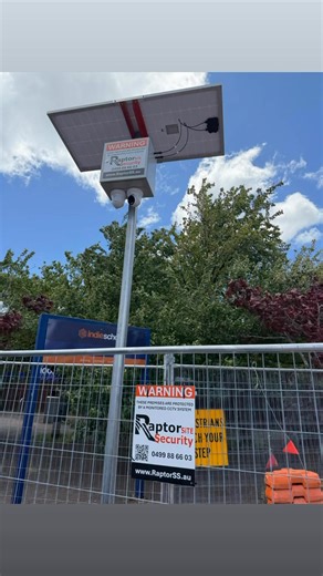 🔐 Keeping the Indie School Devonport Site Secure 🔐 Raptor Site Security is proud to be working alongside Fairbrother Pty Ltd, providing full site protection while the new Indie School in Devonport is being constructed. We’ve installed two security poles, each fitted with dual AI-powered cameras that monitor the site 24/7. These cameras can detect people and vehicles entering restricted areas after hours and will immediately activate flashing lights and a loud on-site siren to warn intruders th