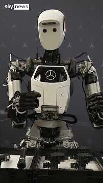 Humanoid robot's first day at work