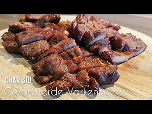 char siu geroosterde varkensvlees maken zoals de afhaal chinees recept|chasieuw roasted pork recipe|