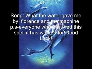 Mermaid spell (really works) spell in description