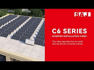 SAJ C6 Series Commercial Solar Inverter Installation Tutorials