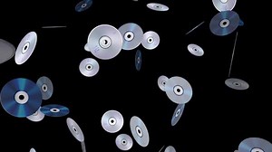 Falling Blu-Ray Discs