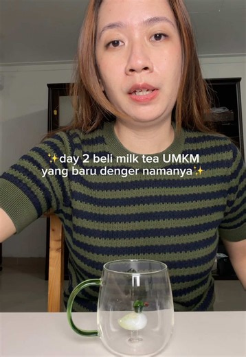 💸✨day 2 beli milk tea UMKM 📍Legi Milk Tea beli nya dari Pamulang atau Palmerah niii #milkteaumkm #milktea #roastedmilktea #milkteajakarta #lesssugar