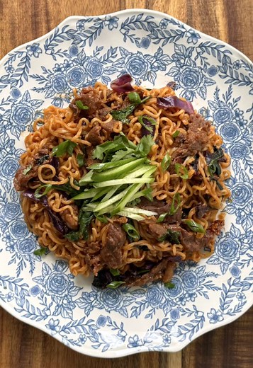 Spicy Korean Steak Noodles Recipe | Quick & Easy Dinner