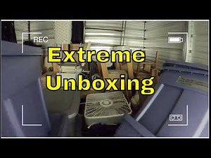 Extreme Unboxing Storage Units.. Unboxing 60 Year Old Unopened boxes!