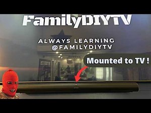 Mounting SONOS Soundbar to TV and integration with SONOS AMP