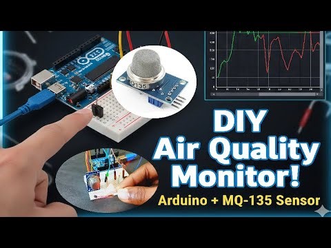 DIY Air Quality Monitor (PPM) using Arduino Uno & MQ-135 Sensor