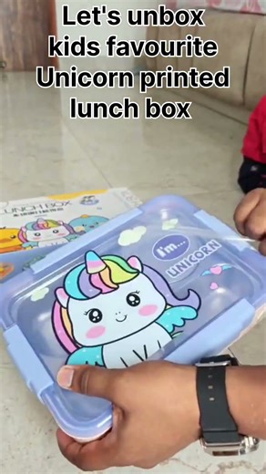 Kids favourite Unicorn Lunch box #shorts #shortsfeed #viralvideo #trendingshorts #lunchbox #ytshorts