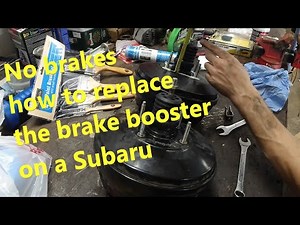 Subaru Impreza WRX how to brake booster
