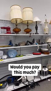 Gorgeous 1970s Lamps at the thrifts! Would you pay this much? | Part-Time Pickers