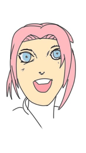 Let's draw Sakura Haruno - Naruto #art #shorts