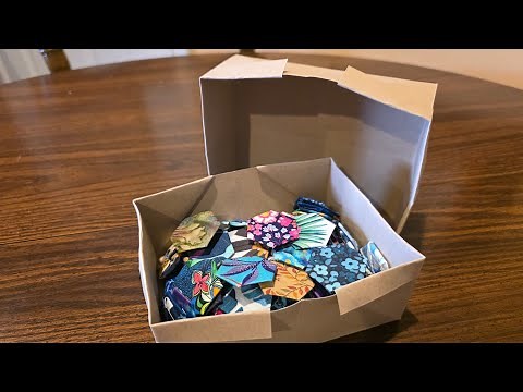 Make a Box using 8½" x 11" Paper - an Origami Tutorial!