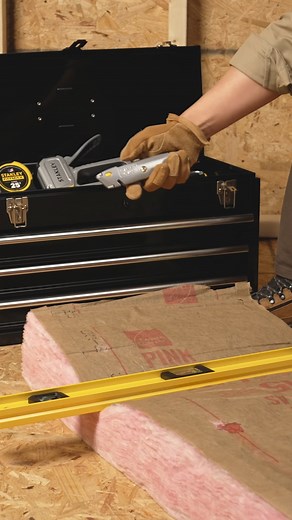 Slice through insulation with precision—Stanley® Utility Knives: Built for the job, trusted for cuts.​ Grab one at The Home Depot and other local retailers. https://www.homedepot.com/p/sets/Stanley-Heavy-Duty-Utility-Blades-100-Pack-and-Quick-Change-Retractable-Utility-Knife-2-Pack-Combo/337487173 | STANLEY