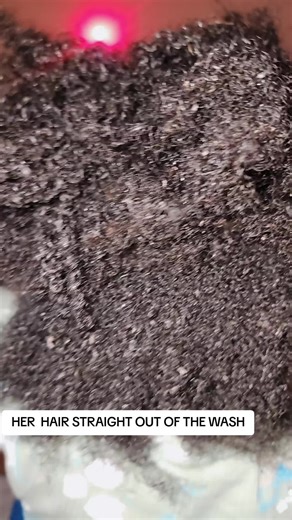 Qiqiq's Stunning Hair Right After Washing