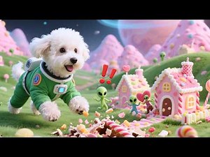 Baby Puppy Discovers Sweet Tiny Alien Village 🐶🛸, Mom Dog Fears One Thing?
