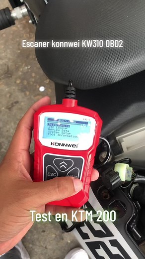 Escaner OBD2 12v Konnwei KW310 #boxtechnolog #tallermecanico #obd2 #escanerautomotriz #codereader #escanerparamotos
