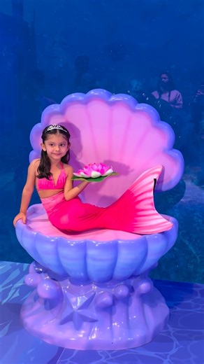 Mahera Ejaz on Instagram: "If you’ve never seen a real mermaid… here’s your sign 🧜‍♀️💙 Insiya living her dream today! #mermaidtransformation #kidstransformation #cutekidsreels #momanddaughter #mermaiddreams dubaireels familyvlog kidsvlog mermaidmakeover"