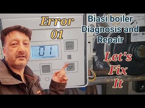 Biasi combination central heating boiler Error 01 repair and diagnostic Birmingham boiler fix