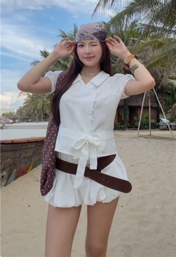1 outfit cho ce đi du lịchh nahh 💁‍♀️🌊 #trending #viralvideo #xuhuong #havanadanang
