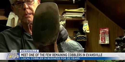 Meet one of the few remaining cobblers in Evansville