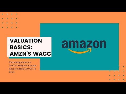 Valuation Basics: Amazon (AMZN) WACC CAPM Calculation
