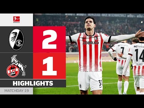 Own Goal? Instant Response! | SC FREIBURG - 1. FC KÖLN | Highlights | Matchday 19 – Bundesliga