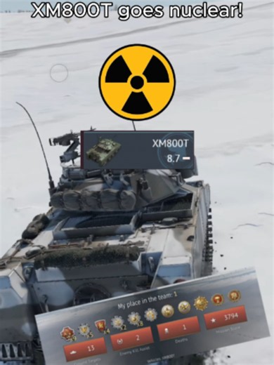 XM800T nuke! #warthunder #nuke #fyp