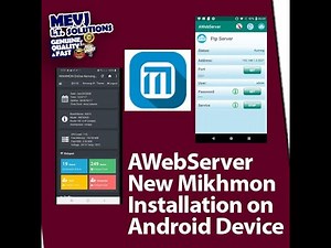 AWebServer Mikhmon Installation on Android Device 2021