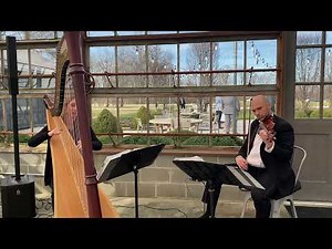 All of me by John Legend, harp and violin duo ~ Tiffany Jones, harpist