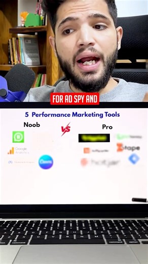 5 Noob vs 5 Pro Performance Marketer Tools
