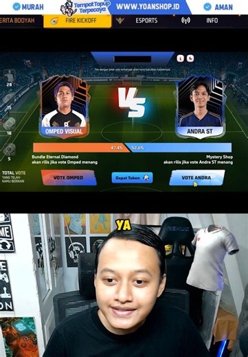 Voting for Bang Andra to Upgrade Evo Gun #freefire #borongbarengkiosgamer #shorts
