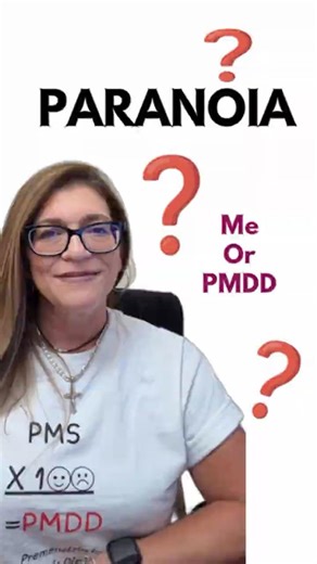 PMDD Paranoia Vs. Realty Check #womenshealth #pmdd