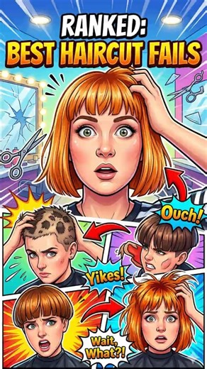 Ranking Best Haircut Fails #haircut #funny #fails