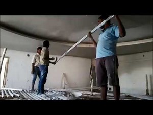 How to make curve in false ceiling