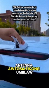 55K views · 178 reactions | Porma na, safe pa 麗 Solar LED Shark Fin Antenna — solar lang, kita agad sa gabi!  Kung gusto mo nito?  Click the "Comment Section" to Checkout Order. #CarAccessories #SolarLED #SharkFinAntenna #CarSafety #ModifiedCar | Quinn's Car & Motor Care Product & Gadget Electronics Product | Facebook