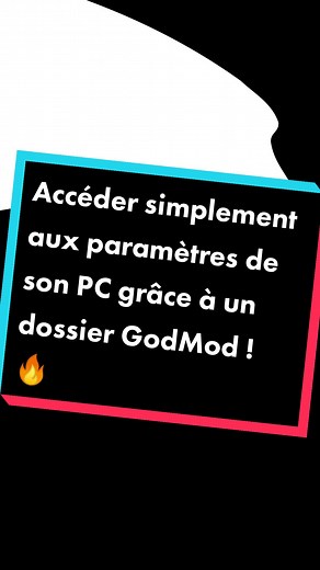 Accéder aux paramètres de PC Windows avec GodMod