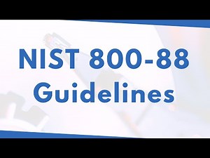 NIST 800-88 Data Erasure Guidelines