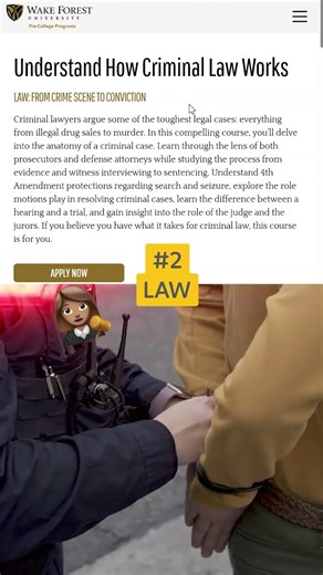 Top 3 Programs | Wake Forest University Online Immersion | Malani B