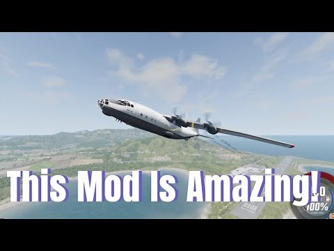 Antonov AN-12B BeamNG Mod Review