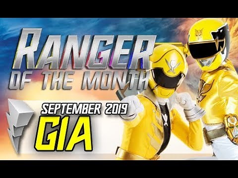 Gia Moran - Megaforce & Super Megaforce Yellow Ranger - September 2019 Ranger Of The Month