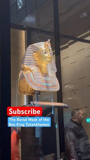 King Tut’s Burial Mask #kingtut #tutankhamun #egyptology #history #archaeology #gold #egypt #GEM