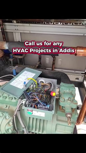 Call us for any HVAC Projects in Addis #coldroom #chiller #hvactechnician