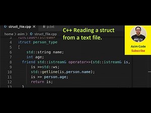 C++ Reading a struct from a text file