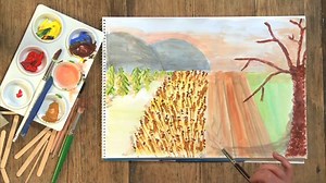 KS1 / KS2 Art and Design: Using different painting techniques for effect