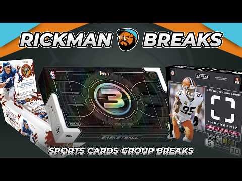 💥 CUT AUTO! INSANE HITS! 💥 Monday Night Rickman LIVE Group Breaks | NBA 🏀 NFL 🏈 MLB ⚾️ REAL ⚽️