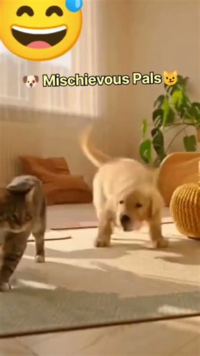 When Cat & Dog Play Together 🏡🐾 | Cutest Indoor Moments | Dog & Cat Playtime Goes Viral