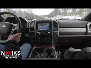 2017 Ford F-250 Super Duty with SYNC 3 & Ultimate Trailer Tow Camera System NAViKS In Motion Bypass
