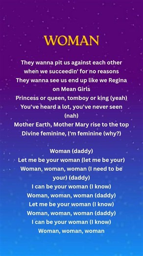 Doja Cat – Woman (Lyrics) 🎶✨